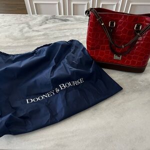 Dooney & Bourke Large Red Bag with Dustbag. New!